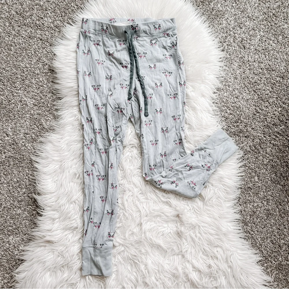 Munki Munki Disney Minnie Mickey Pajama Pants Soft XS - Picture 4 of 5